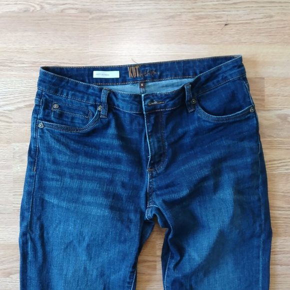 Kut From The Kloth Katy Boyfriend Stretch Jeans Blue Size 6 - Picture 3 of 9